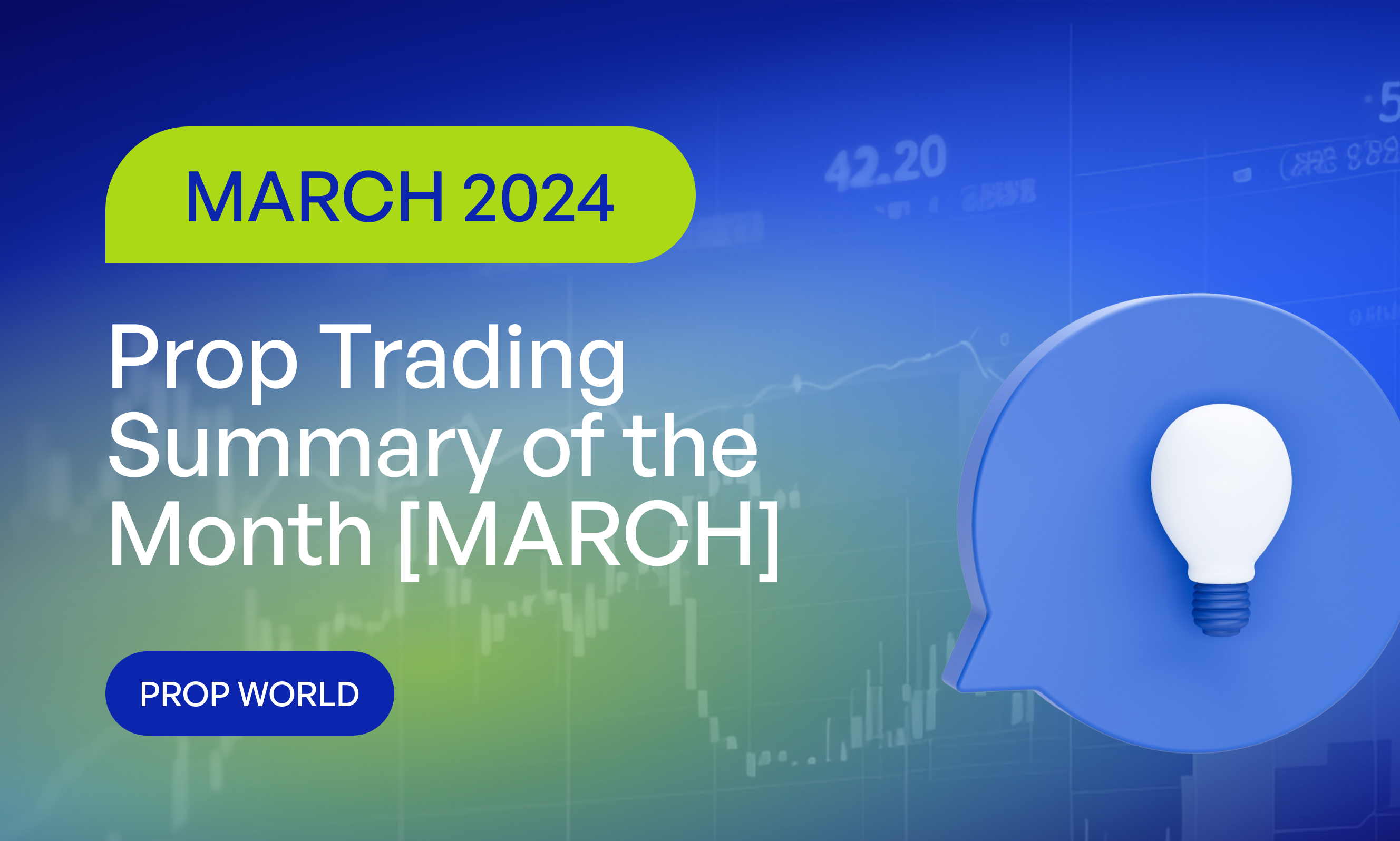 Prop Trading Summary of the Month [MARCH]